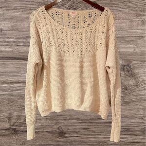 Mossimo Crochet Sweater Size XXL